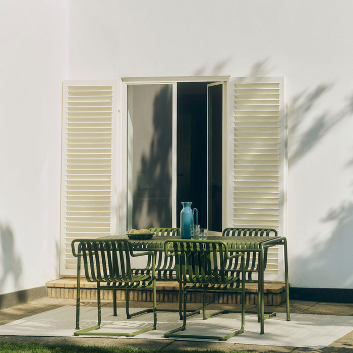 HAY Palissade Cantilever Tuinstoel - Olijfgroen