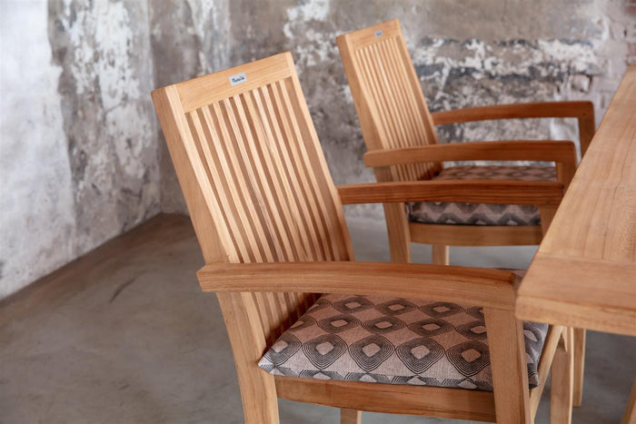 MaximaVida teak houten stoel Sunda - doos per 2 stuks