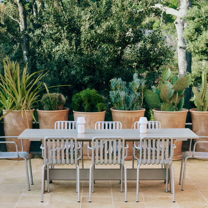 HAY Palissade Stoel met Armleuning - Gegalvaniseerd Staal