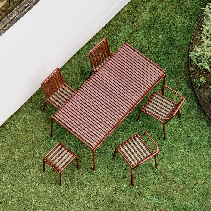 HAY Palissade Stoel met Armleuning - Iron Red