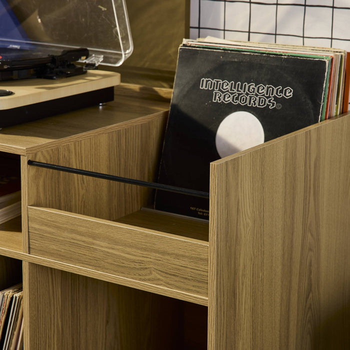 sweeek - Opbergmeubel met houtdecor, L 100 x B 48 x H 81,5cm