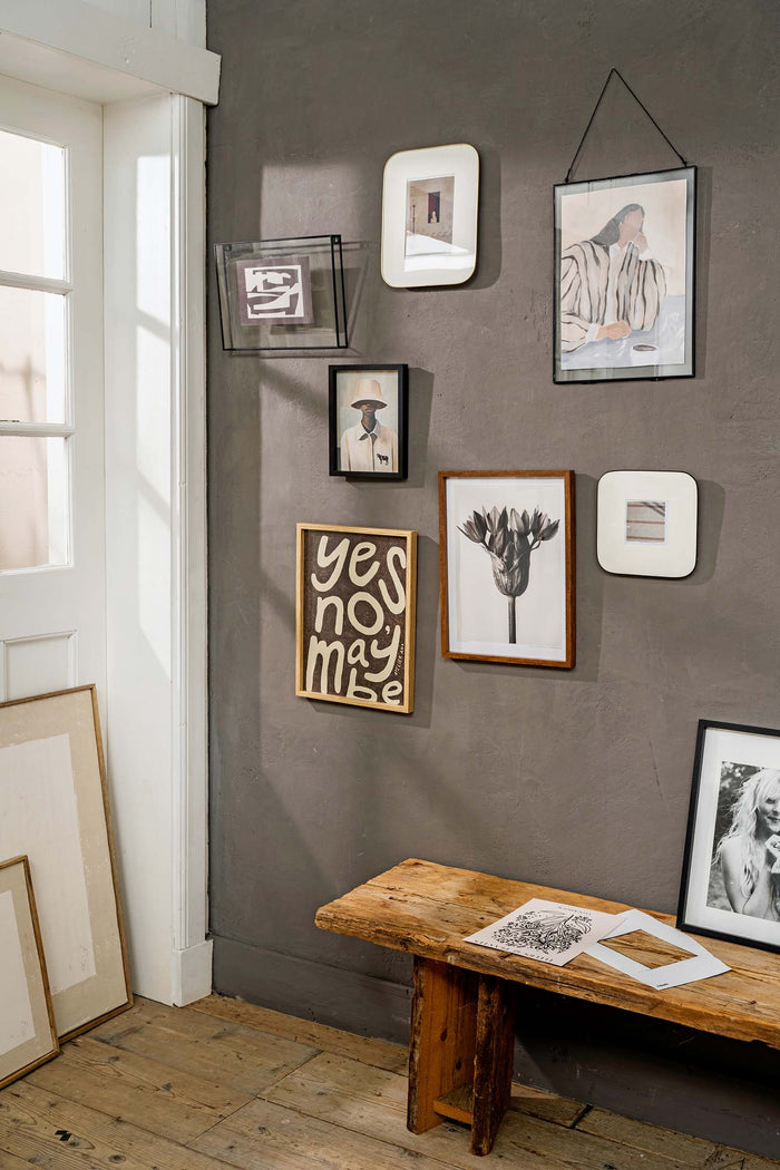 vtwonen - Fotolijst - Hangend fotolijstje - Bruin - Hout - 31x41x2.5cm