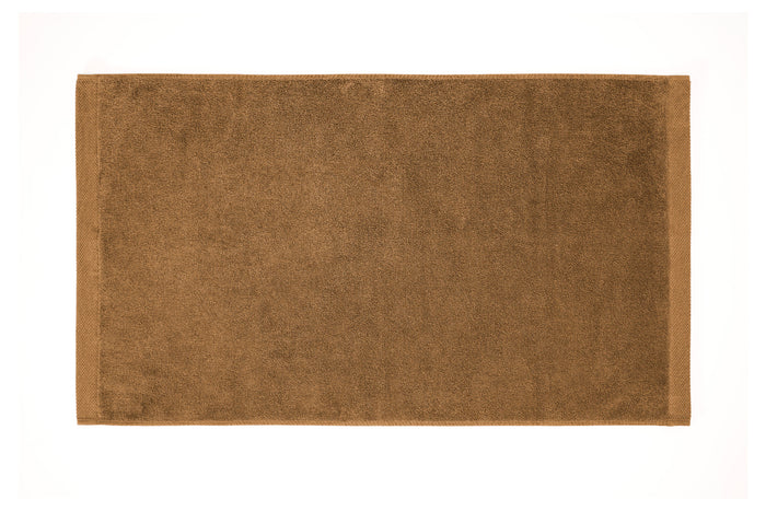Heckett Lane Premium Handdoek 50x100cm Set van 2 - cognac brown