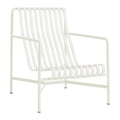 HAY Palissade Lounge Chair High - Crème Wit