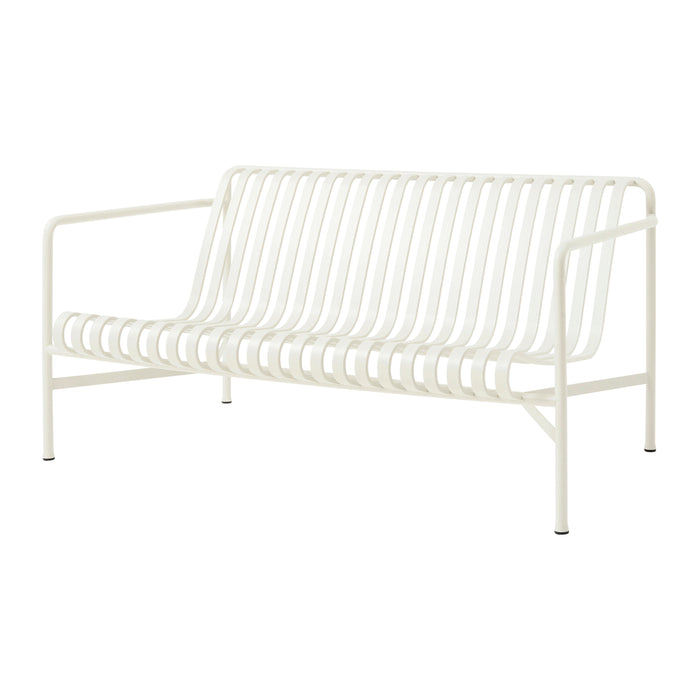 HAY Palissade Lounge 2,5-zitsbank Low - Crème Wit