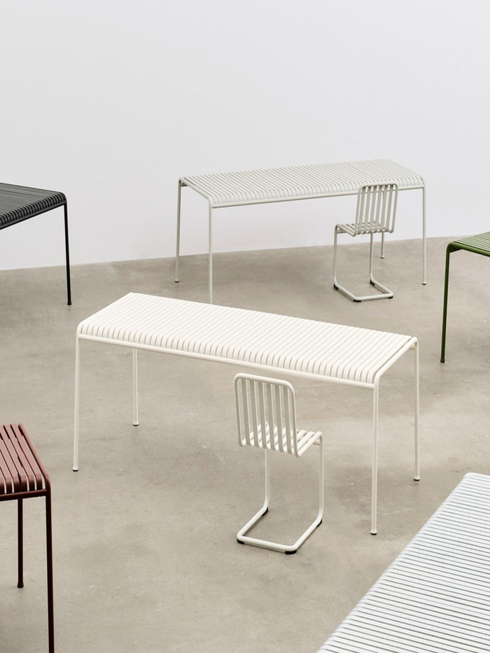 HAY Palissade Tuintafel 220 x 90 cm - Crème Wit