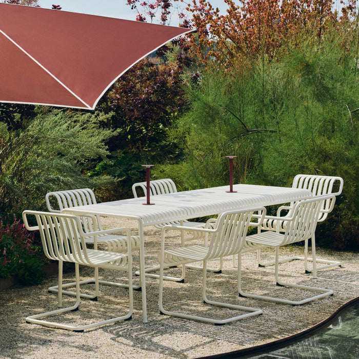 HAY Palissade Tuintafel 220 x 90 cm - Crème Wit