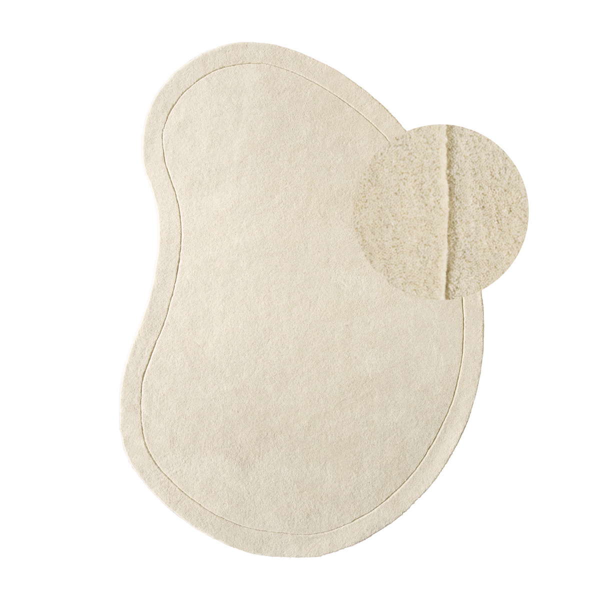 by fonQ Pebble Vloerkleed 240 x 170 cm - Off-White