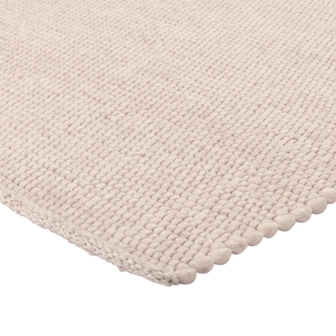 by fonQ Dots Wollen Vloerkleed 200 x 300 cm  - Beige