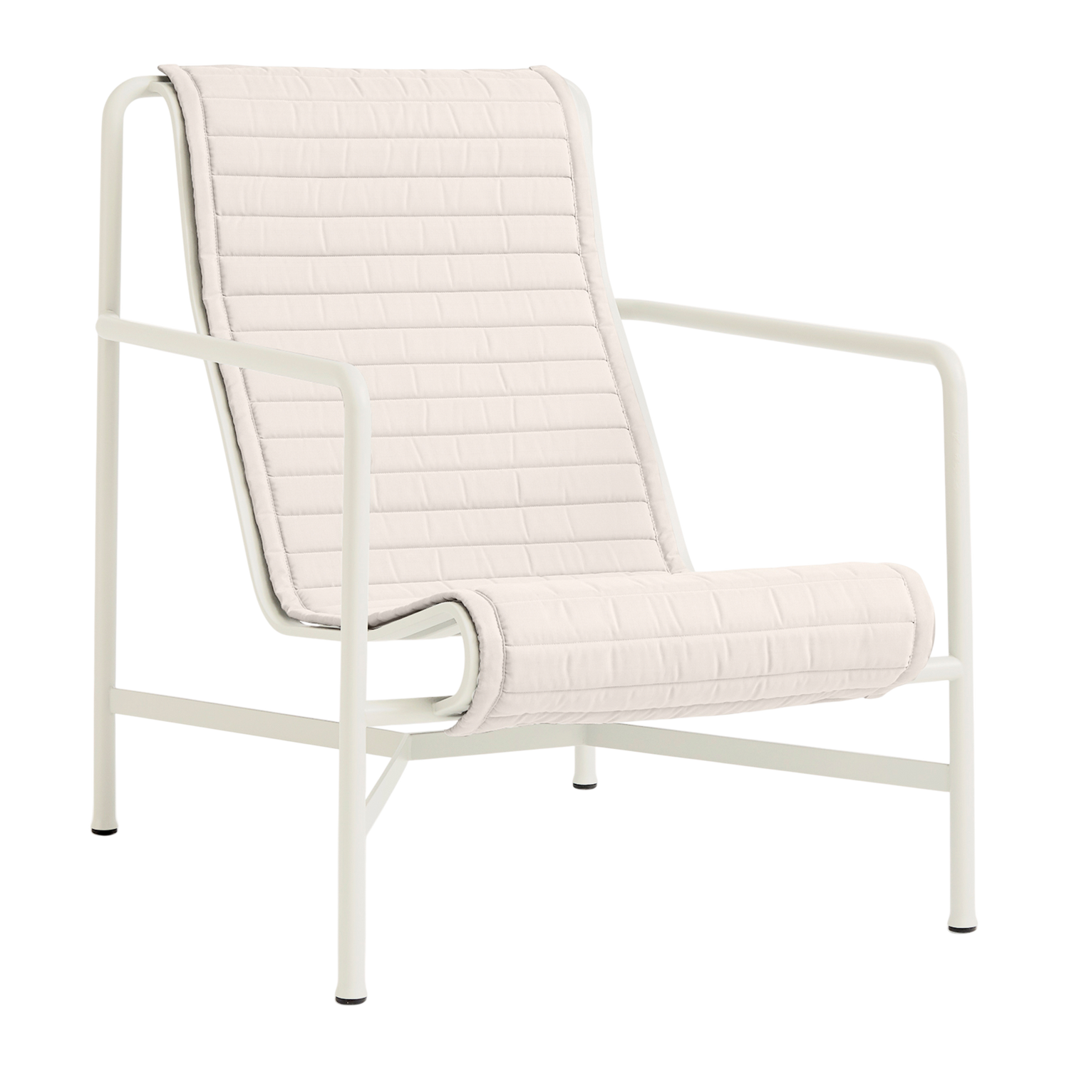 HAY Palissade Quilted Kussen voor Lounge Chair High - Crème Wit