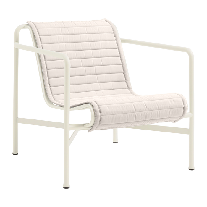 HAY Palissade Quilted Kussen voor Lounge Chair Low - Crème Wit