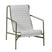 HAY Palissade Quilted Kussen voor Lounge Chair High - Sky Grey