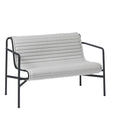 HAY Palissade Quilted Kussen voor 2,5-zits Tuinbank - Sky Grey