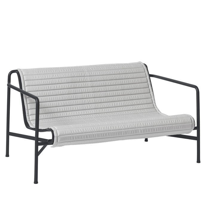 HAY Palissade Quilted Kussen voor Lounge 2,5-zitsbank Low - Sky Grey
