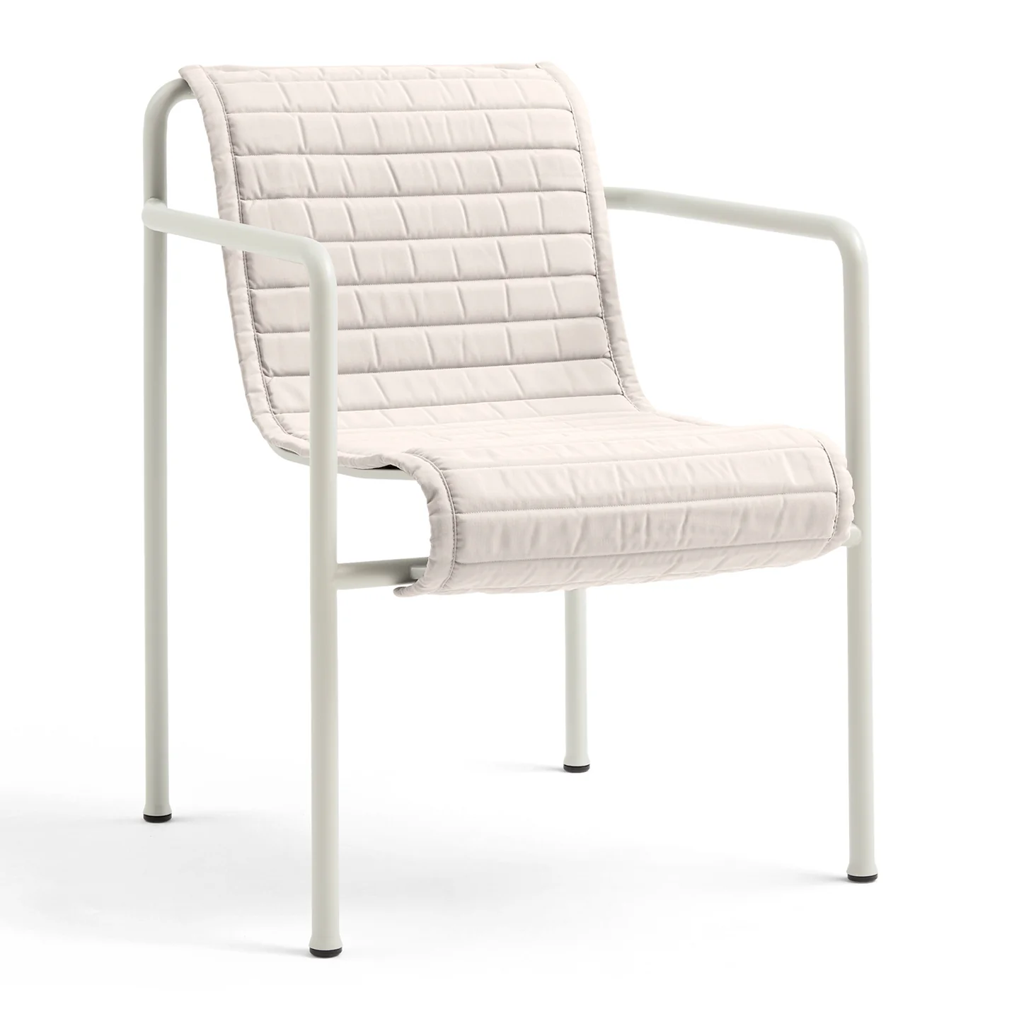 HAY Palissade Quilted Kussen voor Tuinstoel - Crème Wit