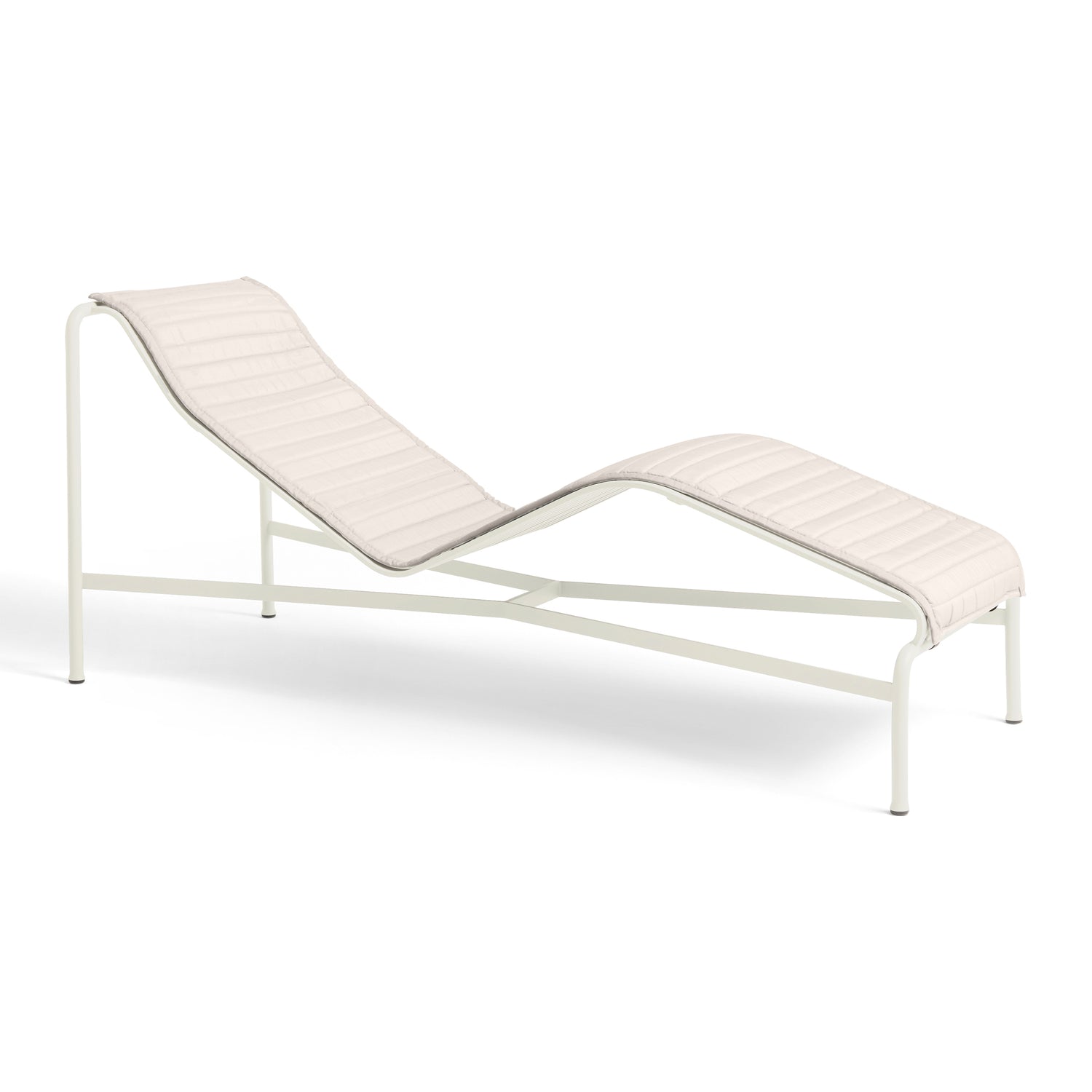 HAY Palissade Quilted Kussen voor Ligbed - Crème Wit