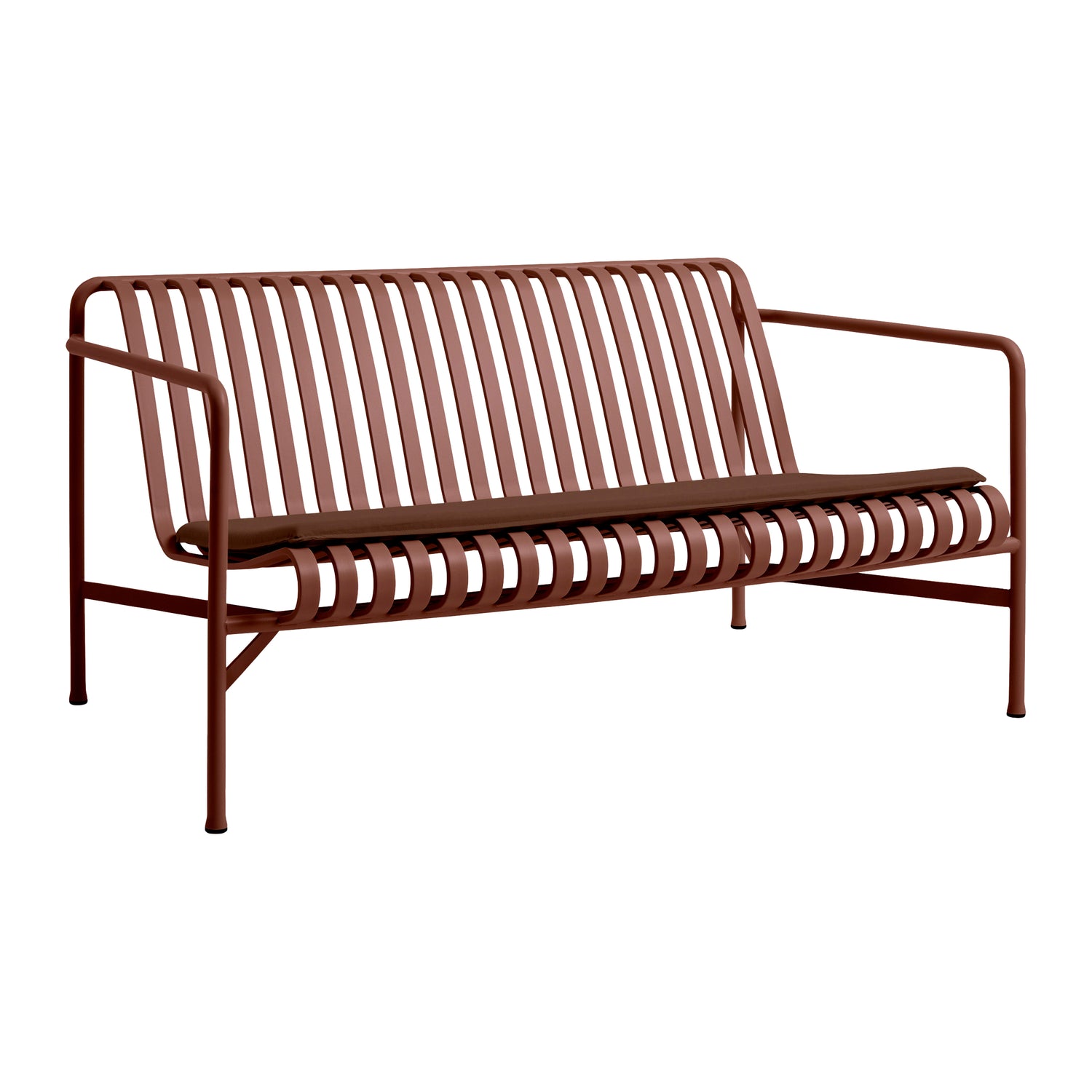 HAY Palissade Seat Kussen voor Lounge 2,5-zitsbank Low - Iron Red