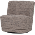WOOOD Atty Draaifauteuil - Grove Melange - Beige - 75x74x65