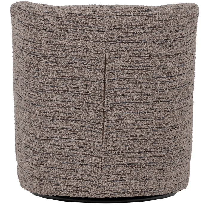 WOOOD Atty Draaifauteuil - Grove Melange - Beige - 75x74x65