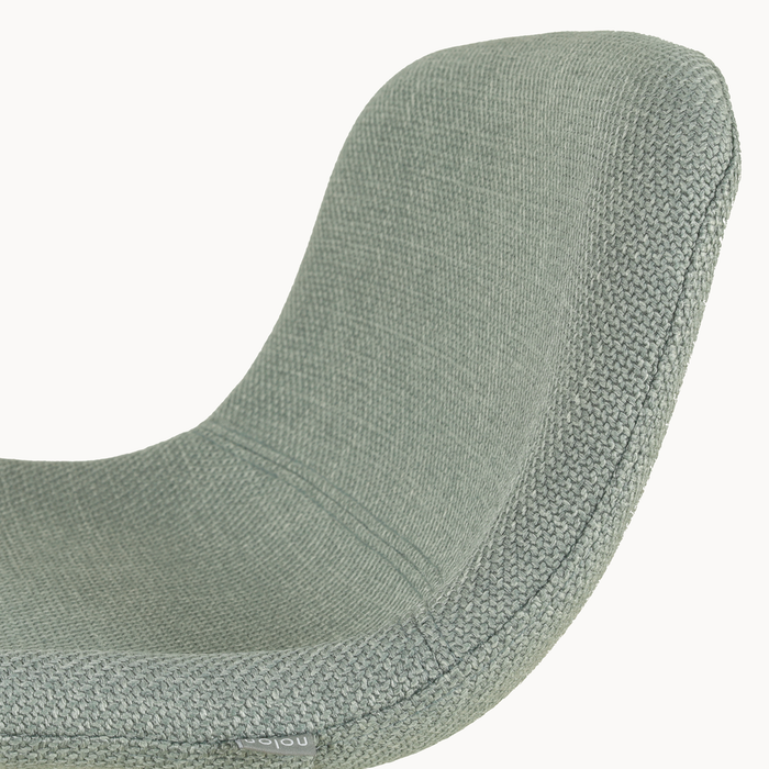Nolon Nino-Mats Barkruk Saliegroen - Wit Onderstel - 65 Cm