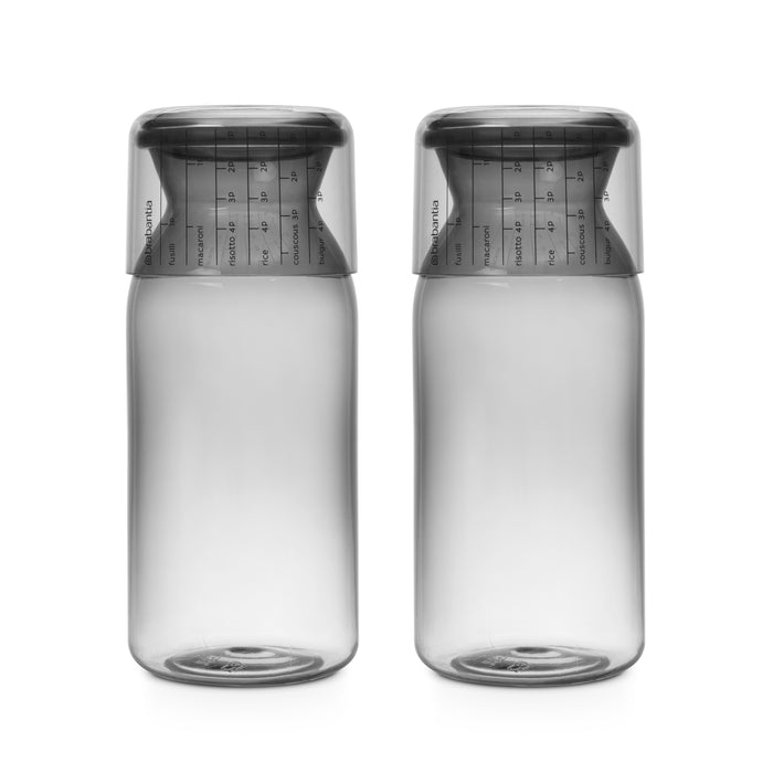 Brabantia Voorraadpot met Maatbeker 1,3 L - 2 st.