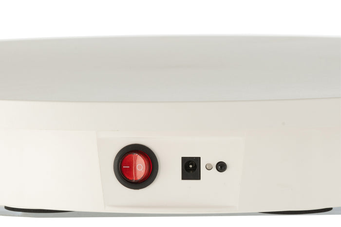 J-Line draaischijf Rond 100kg - plateau - kunststof - wit - large