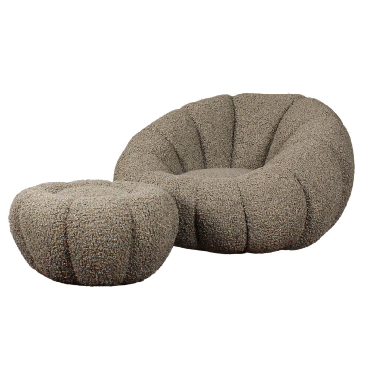 DS4U - Olivia DLX fauteuil teddy - groen