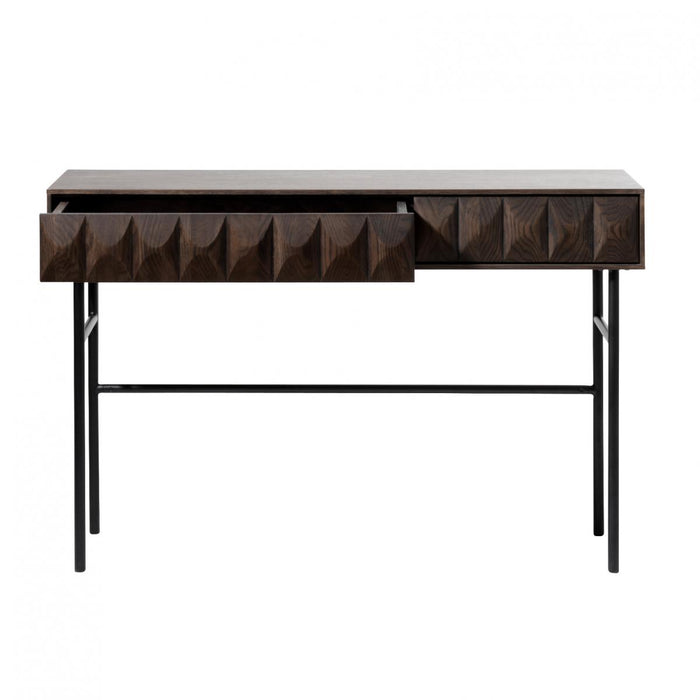 Nordic Home - Magnus eiken sidetable - 117 cm - espresso