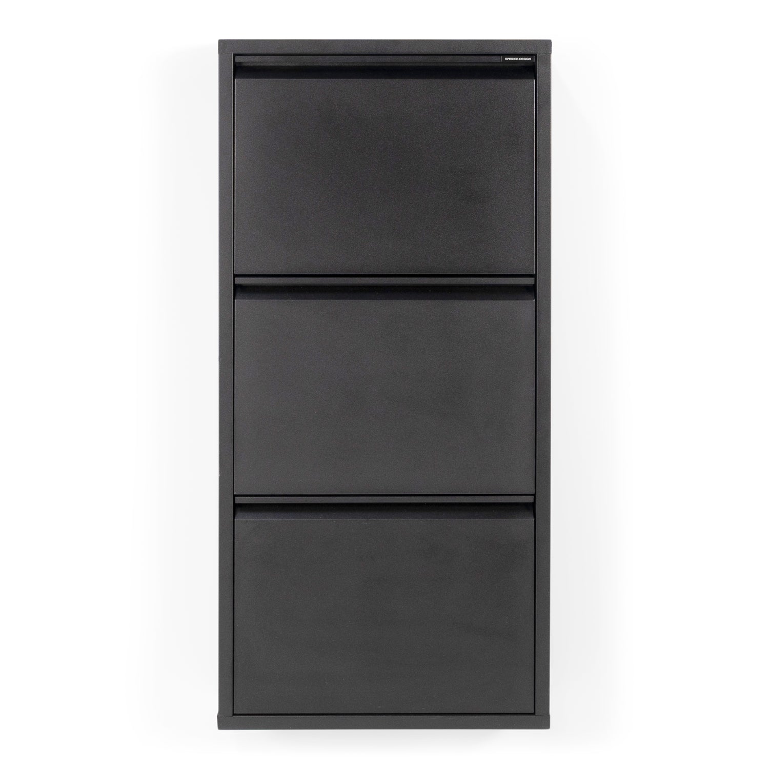 Spinder Design Billy 3 Schoenenkast - Zwart