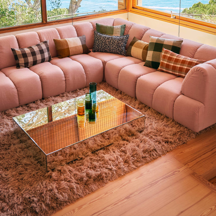 HKliving Fluffy Vloerkleed 200 x 300 cm - Lichtroze