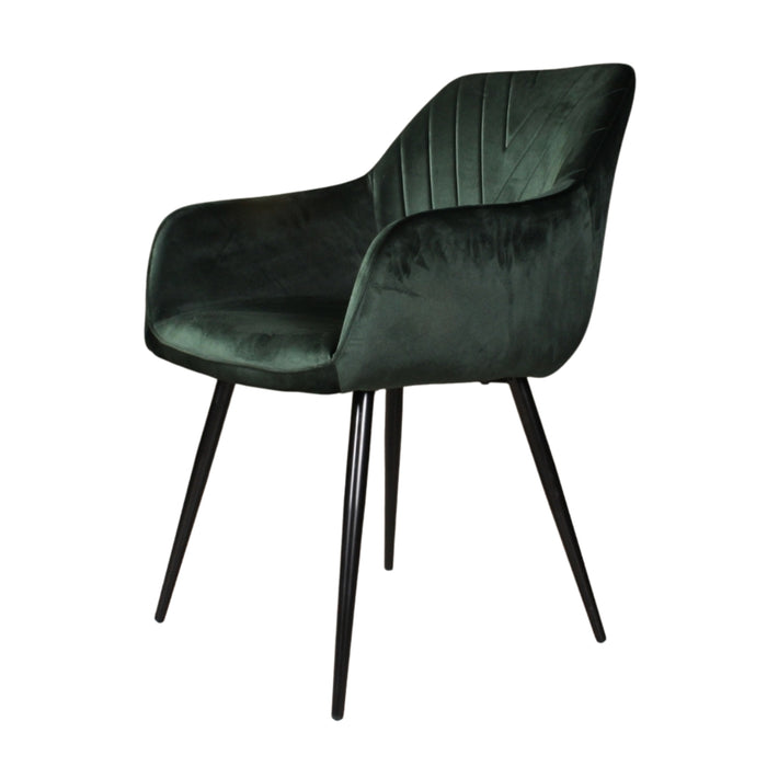 DS4U - Gaby armstoel velvet groen