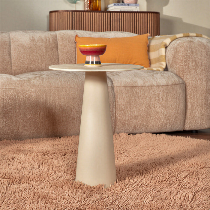 by fonQ Bliss Bijzettafel Beige - H 52 cm