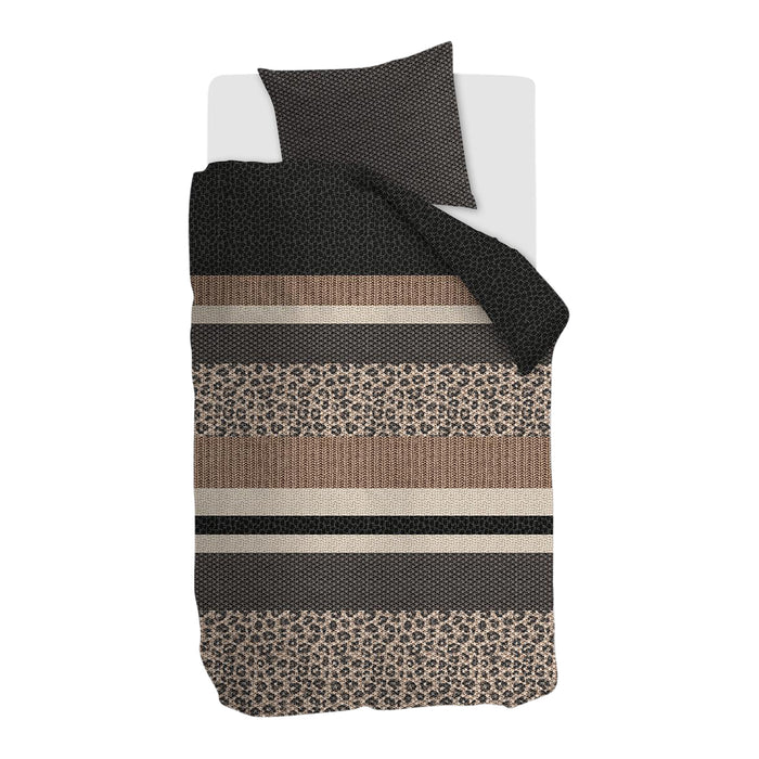 Beddinghouse Gino Dekbedovertrek 140 x 220 cm - Grijs