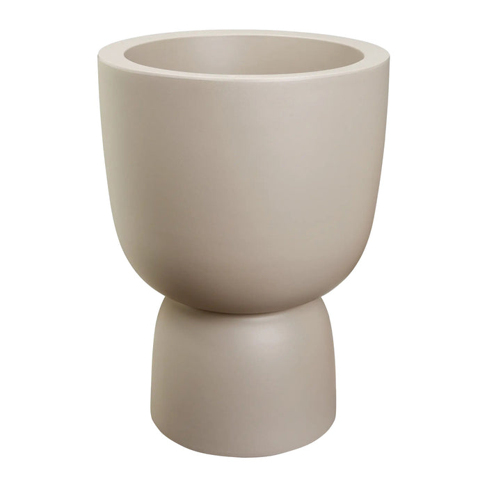 Elho Amber Coupe Round 41 - Balanced beige - L 41 x B  x H 58 cm - Binnen en Buiten - 100% gerecycled