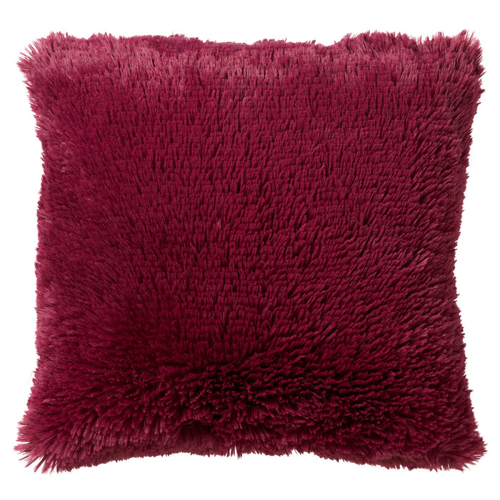 Dutch Decor kussenhoes FLUFFY - 45x45 cm Red Plum