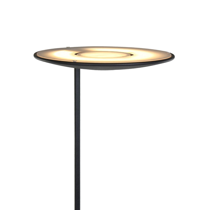 Steinhauer - vloerlamp - Zenith LED - zwart - kunststof metaal - Ø 28cm - LED - 1477ZW