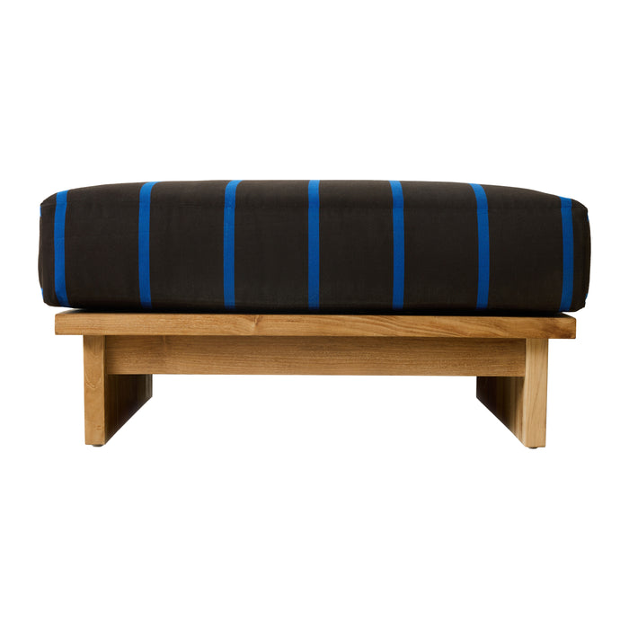 HKliving Teak Hocker - Burnt Sky