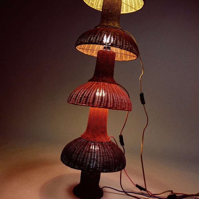 HKliving Rattan Tafellamp - Natural