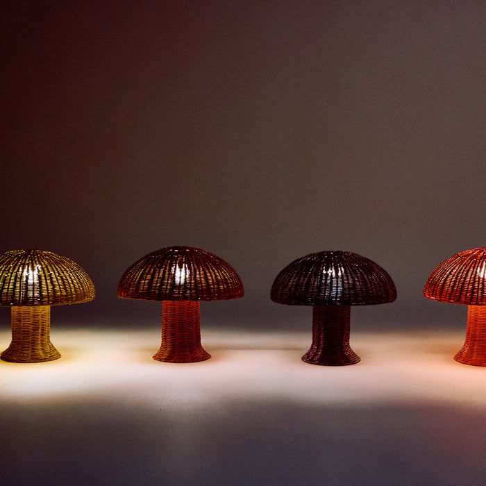 HKliving Rattan Tafellamp - Natural