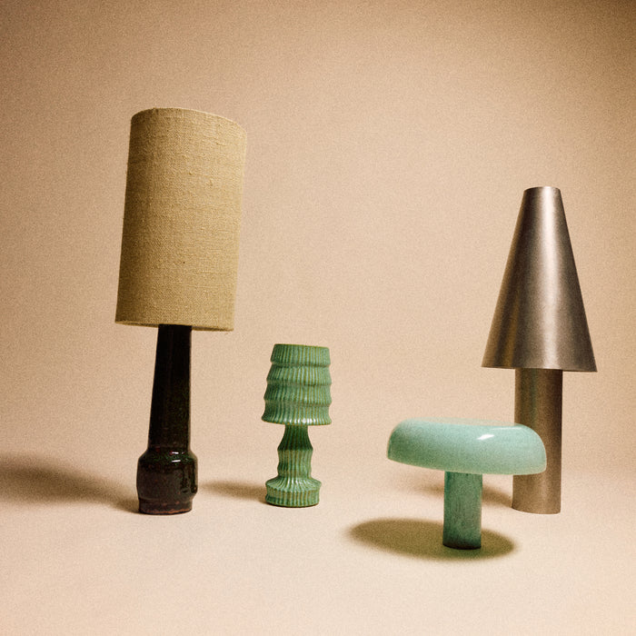 HKliving Mushroom Tafellamp H 20,5 cm - Mint