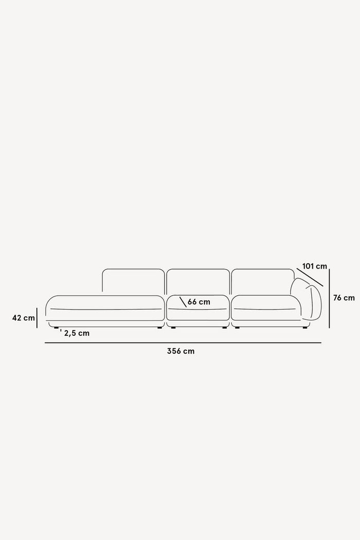Sissy-Boy Countess 4-zits bank otto longue links Royal Pistachio