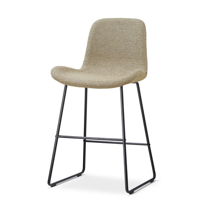 Nolon Nino-Fé Barkruk Taupe Melange - Zwart Onderstel - 65 Cm