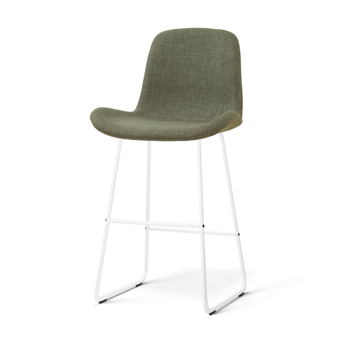 Nolon Nino-Fé Barkruk Forestgroen - Wit Onderstel - 75 Cm