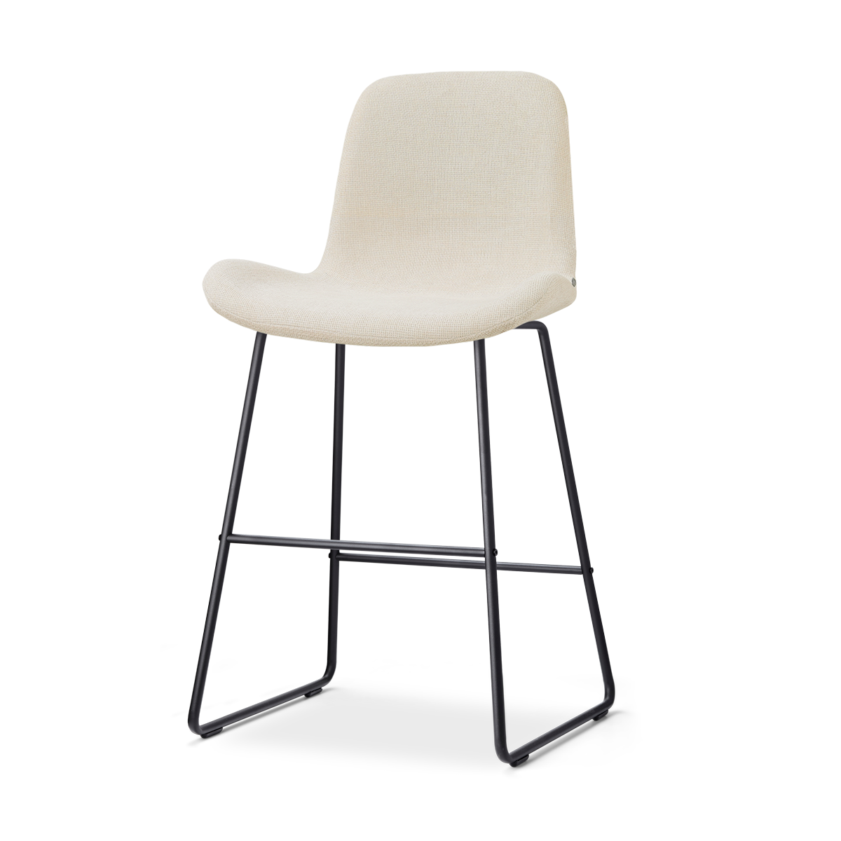 Nolon Nino-Fé Barkruk Cottonbeige - Zwart Onderstel - 65 Cm