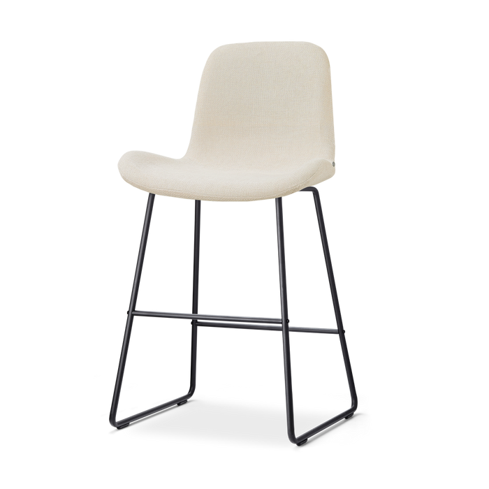 Nolon Nino-Fé Barkruk Cottonbeige - Zwart Onderstel - 65 Cm