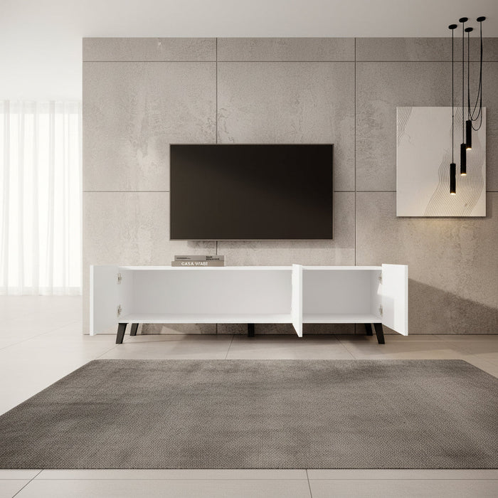 Meubella - TV-Meubel Pepinos 2 - Wit - 150 cm