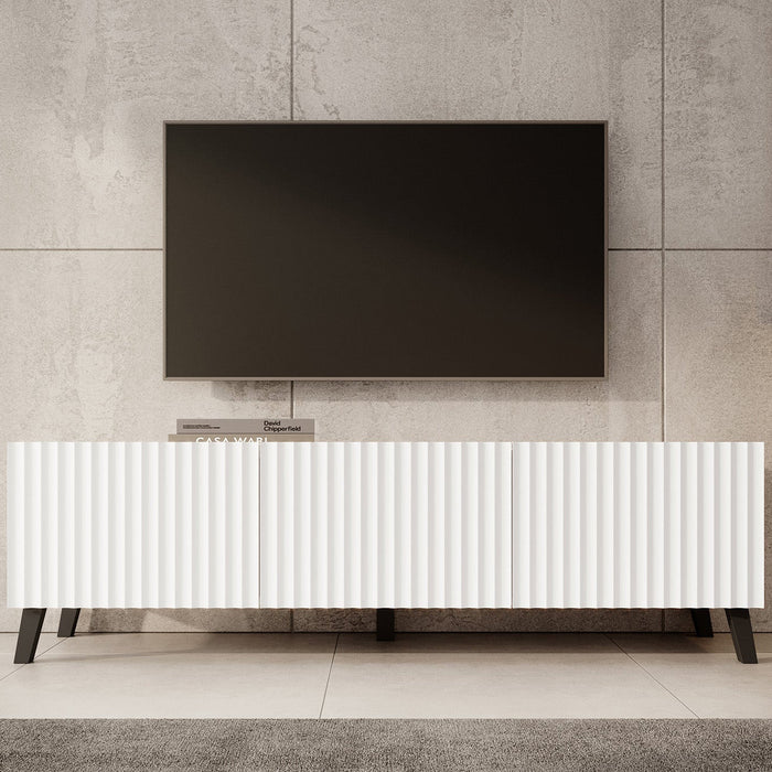 Meubella - TV-Meubel Pepinos 2 - Wit - 150 cm