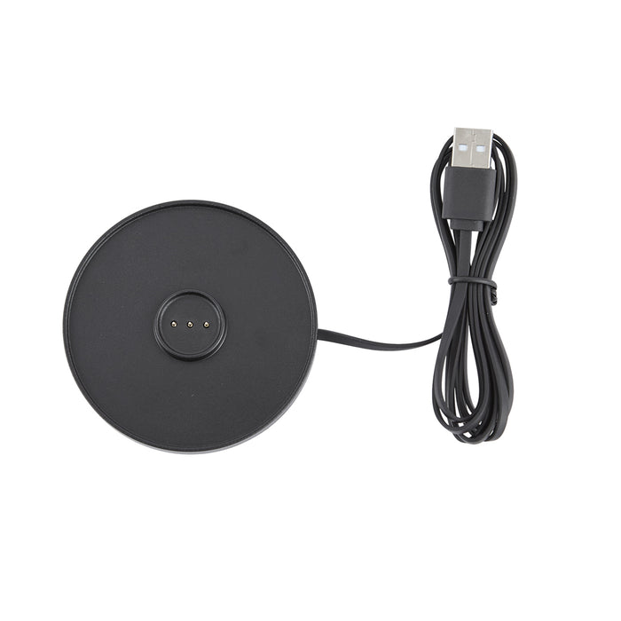 QAZQA Tafellamp zwart incl. LED oplaadbaar met laadstation IP65 -
