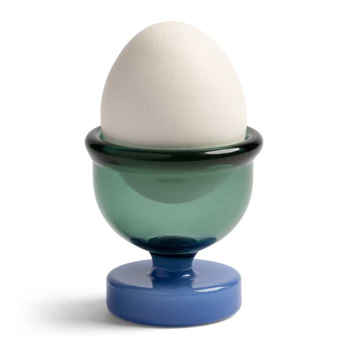 &k amsterdam Cantine Eierdopjes - Set van 2 - Blauw