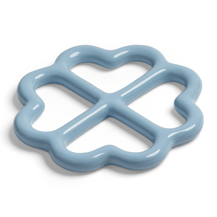 &k amsterdam Clover Pannenonderzetter - Blauw